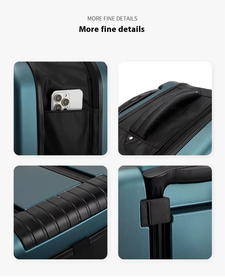 Large Capacity Compressible Travel Luggage Set 360 Degree Spinner Wheels TSA Aluminum Trolley Bag Cabin Baggage 360 Degree large capacity compressible travel luggage set 360 degree spinner wheels tsa aluminum trolley bag cabin baggage 360 degree